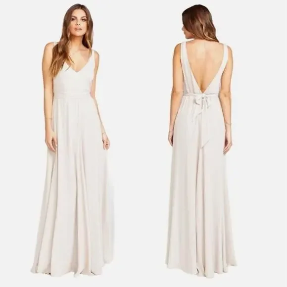 Show Me Your MuMu | Dresses | Show Me Your Mumu Jenn Maxi Dress Show Me The Ring  Crisp Chiffon Women Xxlarge | Poshmark